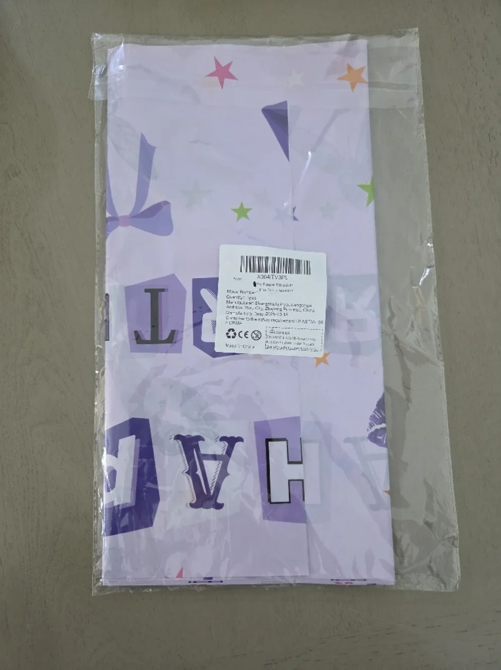 Olivia Rodrigo Purple Butterfly Birthday Table Cover, 54